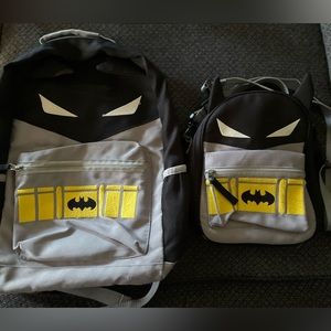 Preowned Hannah Anderson Justice League Batman Bookbag & Lunchbag
